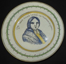 Assiette : "1792 L'abbé