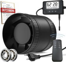 Ventilateur Extracteur d'air 100 mm Hygroréglable Thermoréglable Minuterie