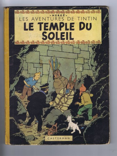 Tintin hergé temple du - le,