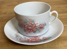 Déjeuner En Porcelaine Décor Fleuri PF Vintage 