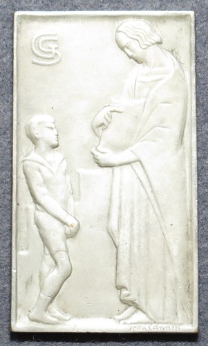 Médaille belge art déco - belge,