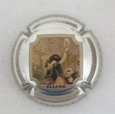 capsule champagne ELLNER charles n°10b contour métal sans trait noir