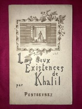 PONTSEVREZ - LES DEUX EXISTENCES DE KHALIL. LOUIS-EDOUARD FOURNIER. 1895 EO No