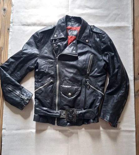 Vintage 80s black leather - 80s,