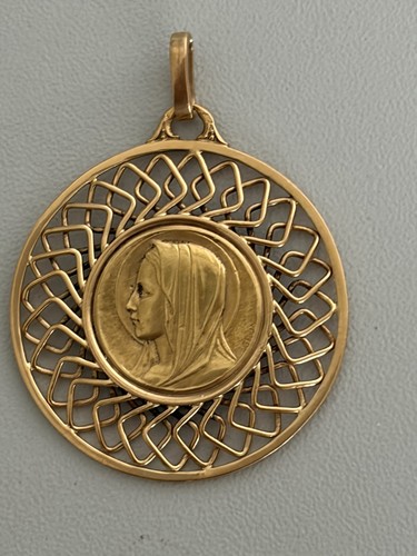 7646 médaille religieuse or - religieuse,