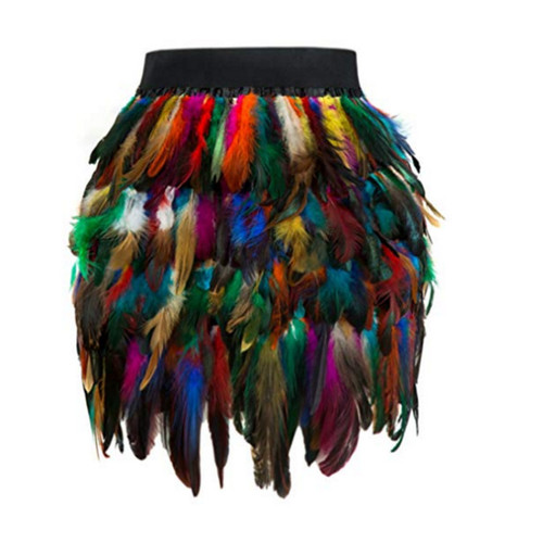 Plume danse jupe mini - plume,