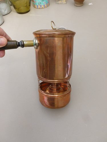 Ancienne cafetière cuivre - cafetière,