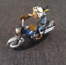 Figurine moto résine Joe Bar