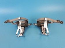 Pédales Campagnolo Xenon aluminium avec cales pied 9/16x20 vélo vintage Italie