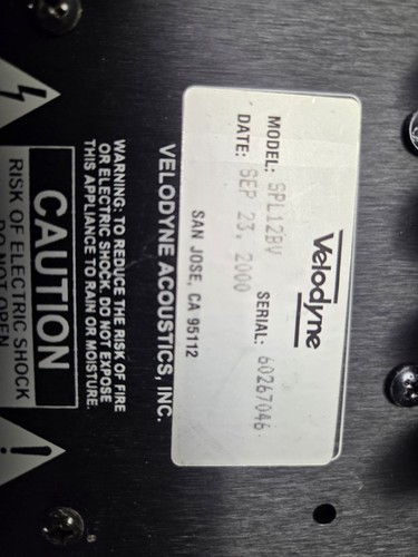 Velodyne high gain servo model - velodyne,