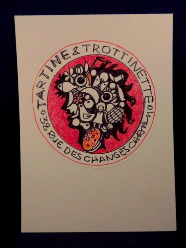 Dessin feutre tartine et - dessin,