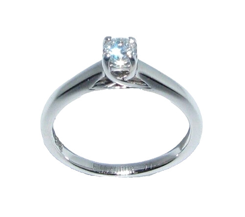 Bague blanc 9 carats - bague, or