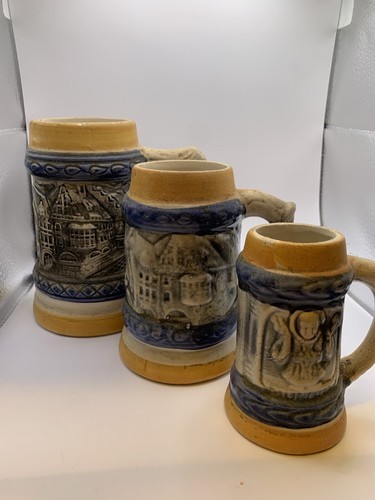 Lot chopes bière allemande - chopes,