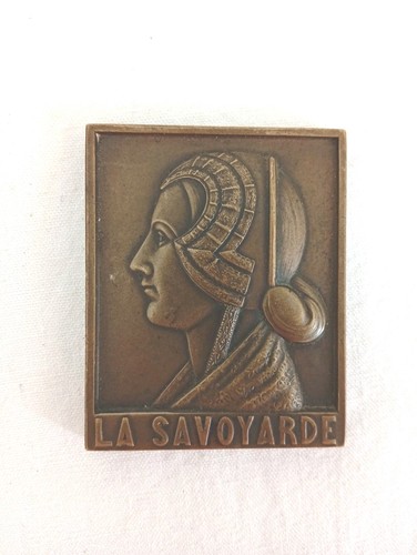 Plaque bronze art - déco, la