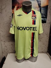 Maillot Foot Umbro Olympique Lyonnais Jeremy Toulalan Porté / Préparé OL 08 / 09