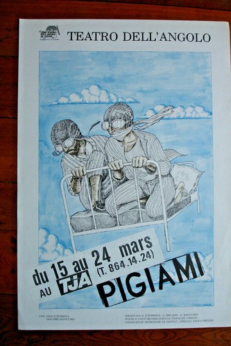 Affiche pigiami teatro dell - pigiami,