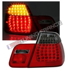  2 FEUX ARRIERE LED M3 ROUGE NOIR BMW SERIE 3 E46 BERLINE PHASE 1 1998 A 09/2001
