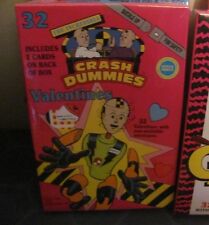 Crash Test Dummies SEALED box of vintage Valentines cards 