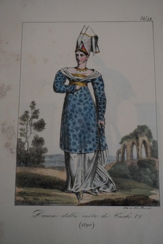 Litho xix couleur costume - xix,