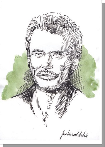 Carte postale johnny hallyday - postale,