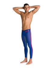 Arena Costume De Natation En Mer Powerskin + Ow Dos Nu Eau Pants Ocean Bleu