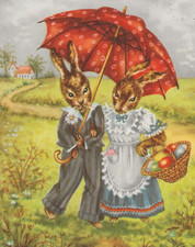 60/490 AK PÂQUES LAPINS