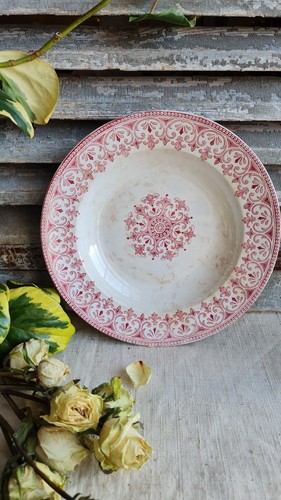 Ancienne assiette creuse - 1,