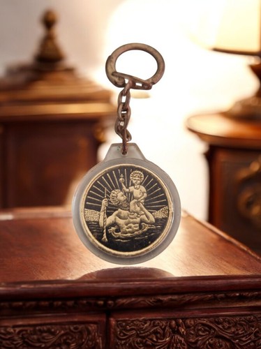 Porte clés vintage saint - vintage,