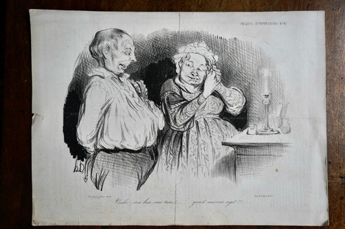 Daumier lithographie - daumier,,
