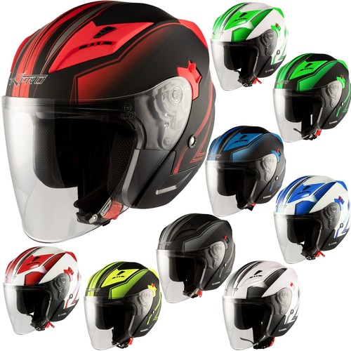 Jet casque moto scooter double - casque,