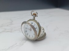Antique & Nice Pocket Watch - Solid silver & Gold Plated - AM08-1474