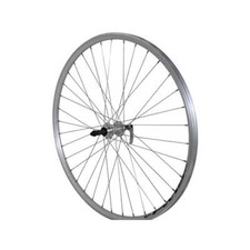 Roue vtc 700x35 arriere er10 alu double paroi moy alu argent blocage rl 7/6v