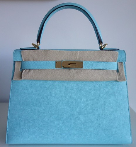 Sac hermes kelly bleu atoll - hermes, 28