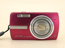 Olympus Digital Camera Mju 740 7.1MP Red Tested
