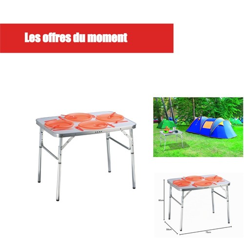 Table camping pliable - table,