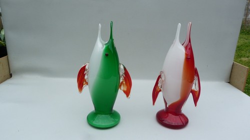 Paire poisson volant murano - paire,
