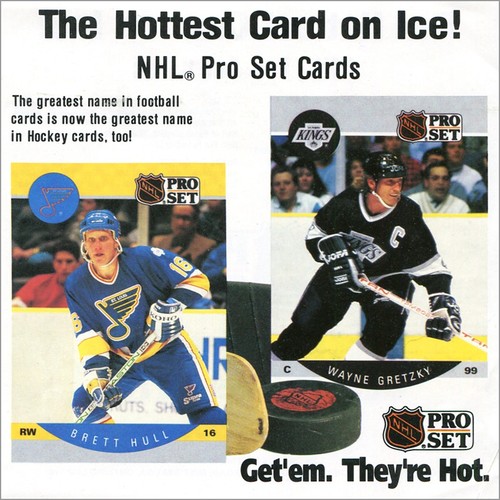 1990 1991 pro set hockey - set,