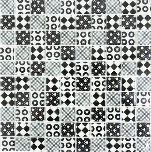 Pâte verre blanc noir - pâte, de