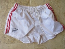 Short KOPA vintage blanc années 80 nylon enfant 12 ans