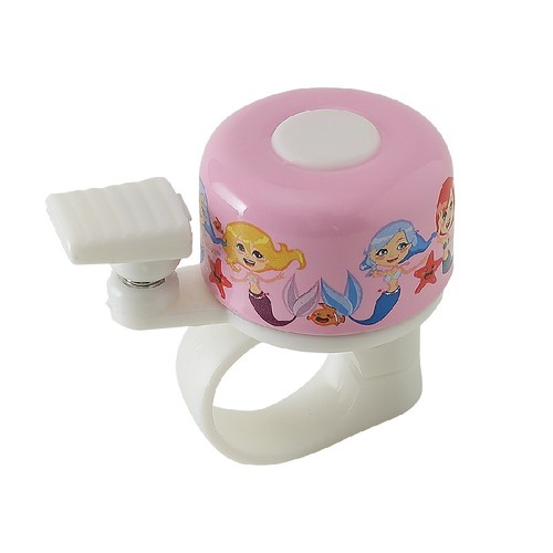 Sonnette 32mm sirène rose - sirène,