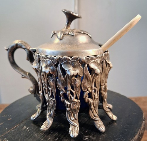 Moutardier metal argente a - metal,