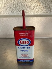 bidon huile ancien Esso Briquet