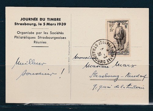 Carte 1er jour journée du - carte,