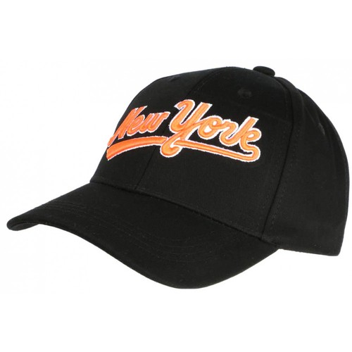Casquette orange noire - orange,