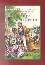 livre LE LYS DANS LA VALLEE d'Honoré de Balzac ancienne édition cartonnée