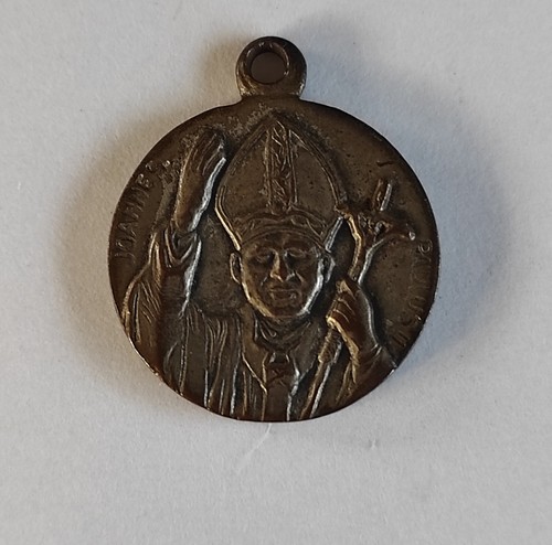 Médaille religieuse pape - religieuse, jean