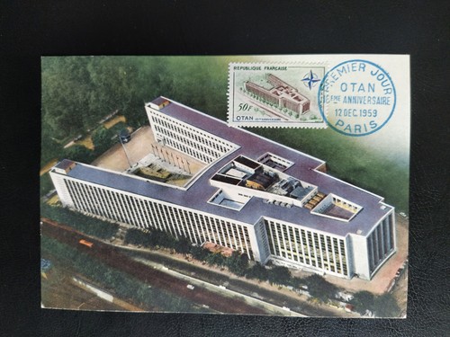Carte premier jour 1959 - premier, timbre