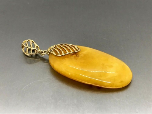 Pendentif ambre cadeau ancien - pendentif,