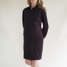 ROBE DE GROSSESSE CHEMISE NOIR