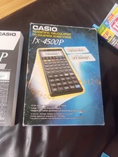 Casio FX-4500P scientific calculatrice programmable 2 Lignes ,testé Et OK. 